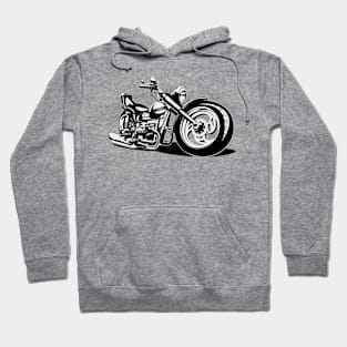 Cartoon Motorbike Hoodie